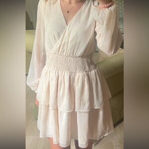 DO+BE Blush Cinched Waist Dress